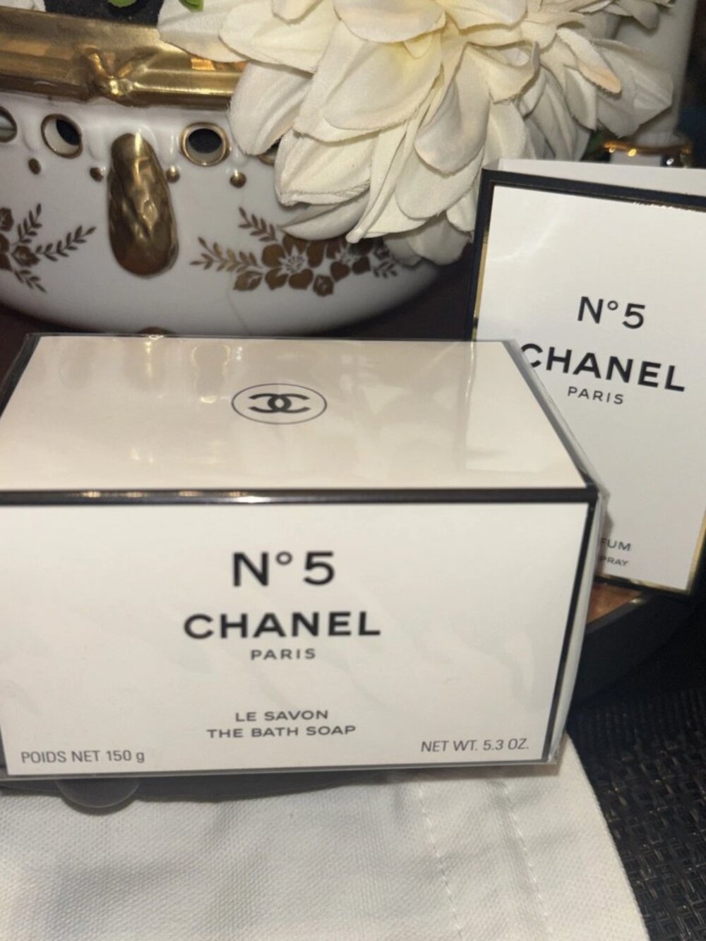Chanel No 5 bar soap new boxed sealed item new - great gift - Picture 2 of 2